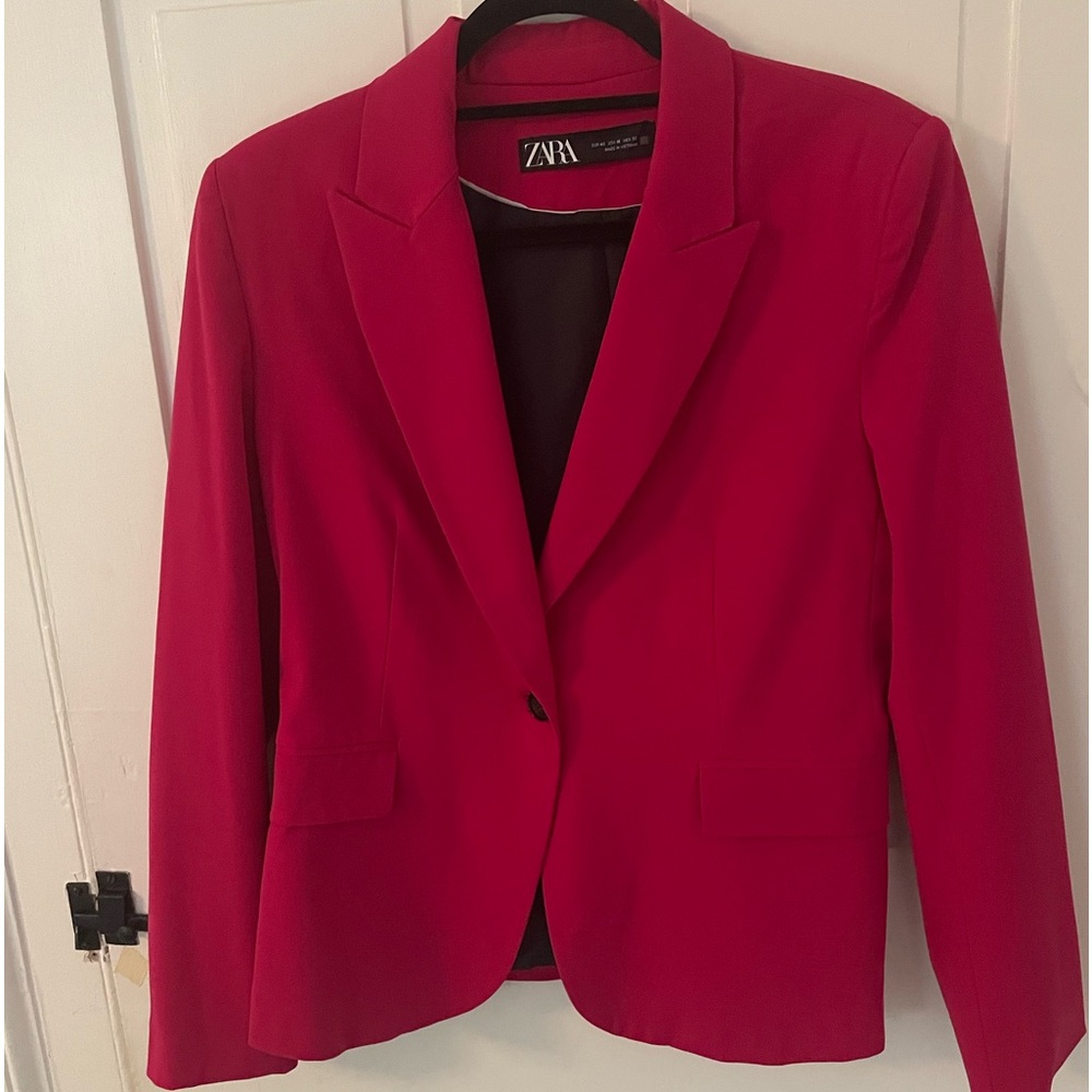 Fuschia Zara blazer